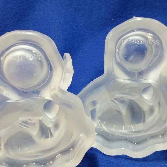 Goebel MI Hummel Angel Candlestick Holder Set Avon 1995 Set of 2 Pre-Owned - Picture 10 of 10